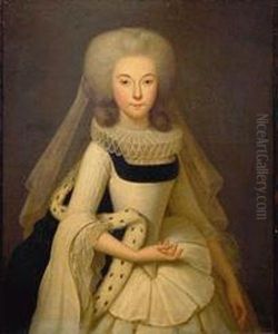 Portrait Of Isabelle Claire De Gand De Nerode De Montmorencycomtesse D'issenghiem, D. 1664 by Guillaume Dominique Doncre