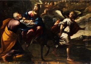 Flucht Nach Agypten by Giovanni Andrea Donducci (see MASTELLETTA)