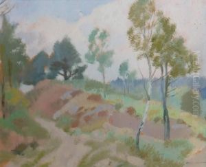 Paysage De Campagne by Auguste Donnay