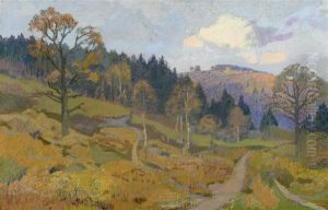 Landschaft by Auguste Donnay