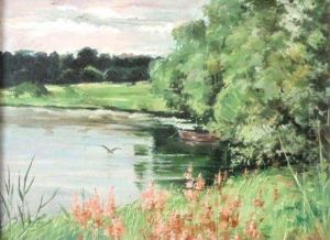 Paysage A L'etang by Desire Donny