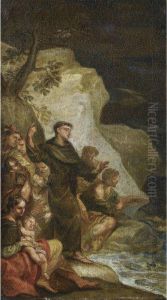 Saint Francis Preaching To The Fishes