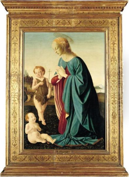 The Madonna Adoring The Christ Child, The Infant Saint John The Baptist Standing Nearby - view 1
