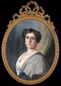 Retrato De Dama Concollar De Perlas