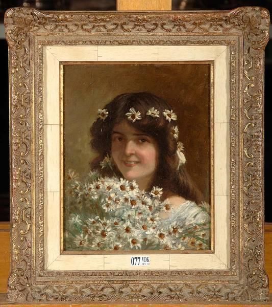Jeune Fille Aux Marguerites - view 1