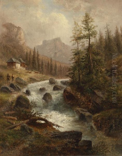 "scene From The Styrian Alps - view 1