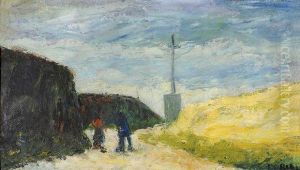 Chemin De Campagne Anime by Regis Jean Francois Dorias
