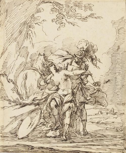 Tancred And Clorinda (?) - view 1