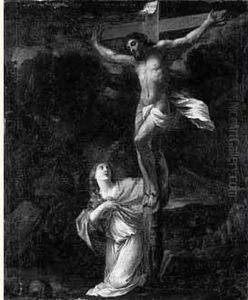 Marie Madeleine Au Pied De La Croix by Michel Dorigny
