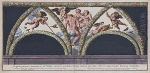 Psyches Et Amoris Nuptiae by Nicolas Dorigny