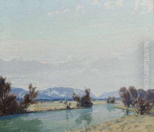 Im Loisachtal. by Ernst Dorn