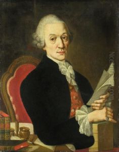 Portrait Des Munchner Hofmedikus by Johann Jakob I Dorner
