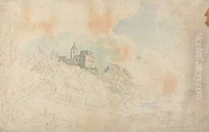 "harlaching, Anfang 19. Jahrhunderts". by Johann Jakob I Dorner