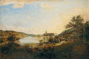 Blick Auf Den TegernseeMit Kloster