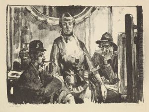 Vor Der Staffelei; Im Garten by Ferdinand Dorsch