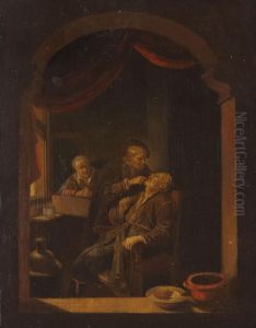 Beim Zahnarzt by Gerrit Dou