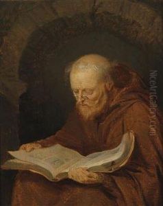 A Monk Reading
