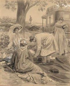 Picknick by Frantisek Bohumil Doubek