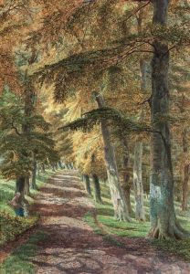 A Path Through The Wood, Autumn A Path Through The Wood, Autumn