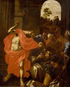 Christ Appearing To St. James by Gerard Douffet