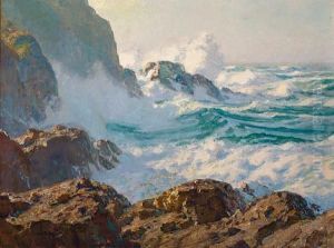 Sunlight And Surf by Paul Dougherty