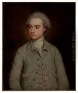 Portrait Of A Gentleman, Half-length, In A Grey Coat