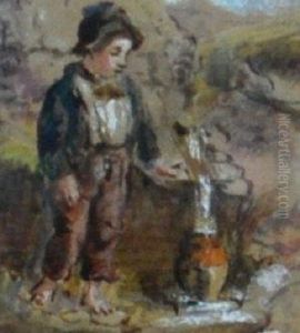 A Mountain Stream by William Fettes Douglas