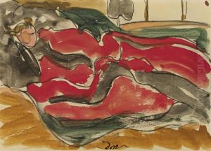 Woman Asleep by Arthur Garfield Dove