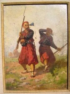 Soldats Orientaux by Auguste Viande Doviane