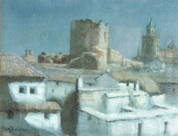 Rooftops In Moonlight - view 1
