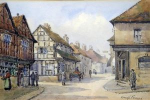 Village Street Scene