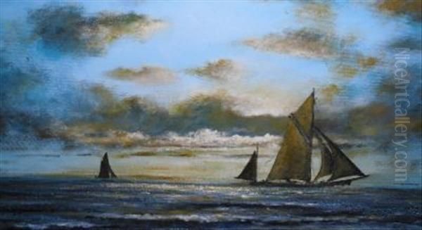 Schooners At Dawn Marine - view 1