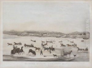 Sleigh Scene, Toronto Bay, Canada West
