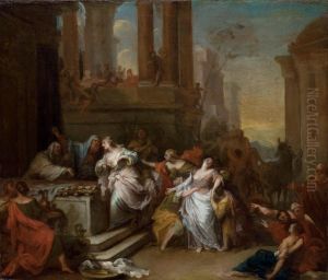 Esquisse D'une Scene Antique by Gabriel Francois Doyen
