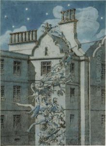 The Spirits Of The Prisoners Indistinctly by Charles Altamont Doyle