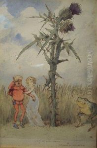 Nemo Me Impune Lacessit As The Frog Said Beyond The Thistle by Richard Doyle