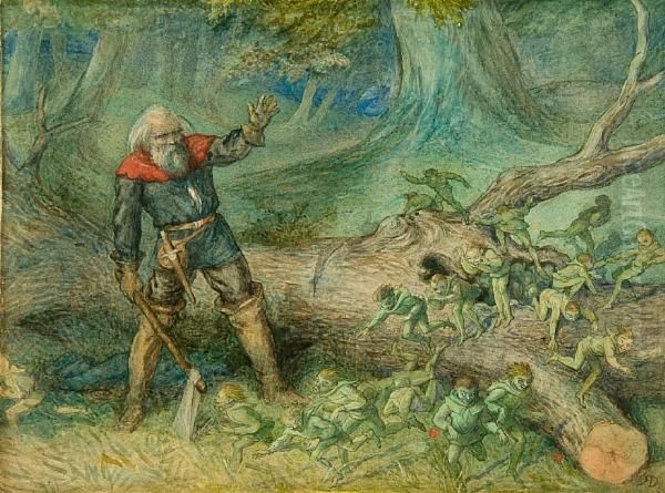 The Woodman And The Elves - view 1