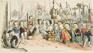 The Brother To The Moon's Visit To The Court Of Queen Vic by Richard Doyle