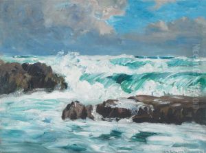 North Westerly Gale From The Atlantic by Francis William Doyle-Jones