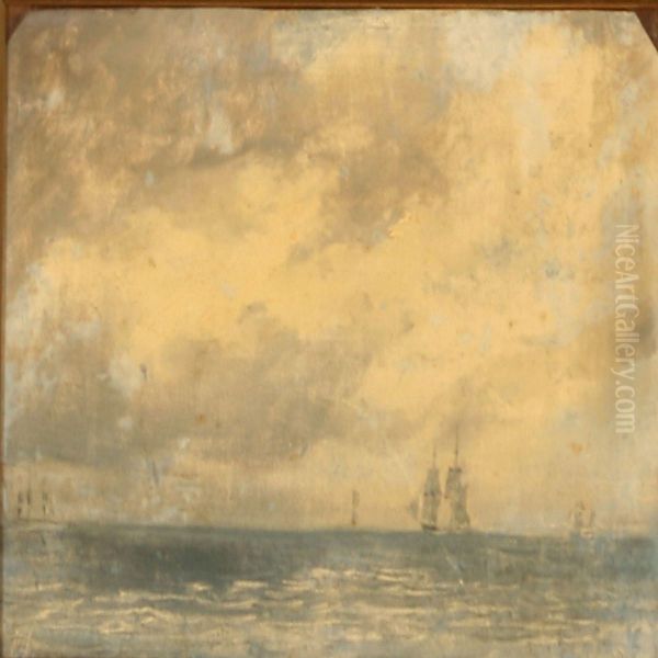 Seascape With Sailing Ships - view 1