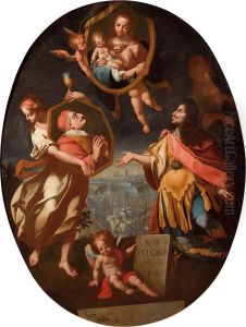 Allegoria Della Battaglia Di Vienna by Giovanni E. Draghi