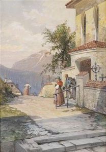 Going To Churchin Hallstadt Going To Churchin Hallstadt
