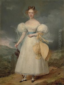 A Stroll In The Country by Alexandre-Jean Dubois Drahonet