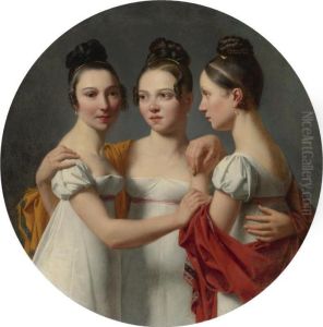 The Three Graces by Alexandre-Jean Dubois Drahonet