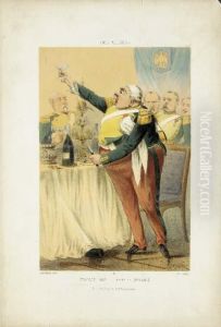 Types Militaires: Eight Plates, And Artillerie Piemontaise by Jules Renard Draner