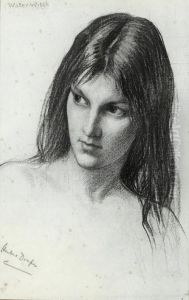 Study For 'the Kelpie' by Herbert James Draper
