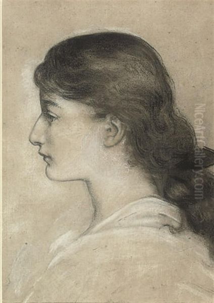 Head Of A Girl In Profile - view 1