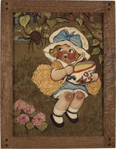 Little Miss Muffet. by Grace Gebbie Drayton