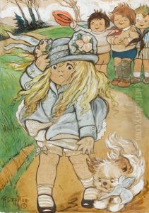The Windy Day by Grace Gebbie Drayton