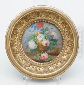 Blomsterstilleben by Johann Baptist Drechsler